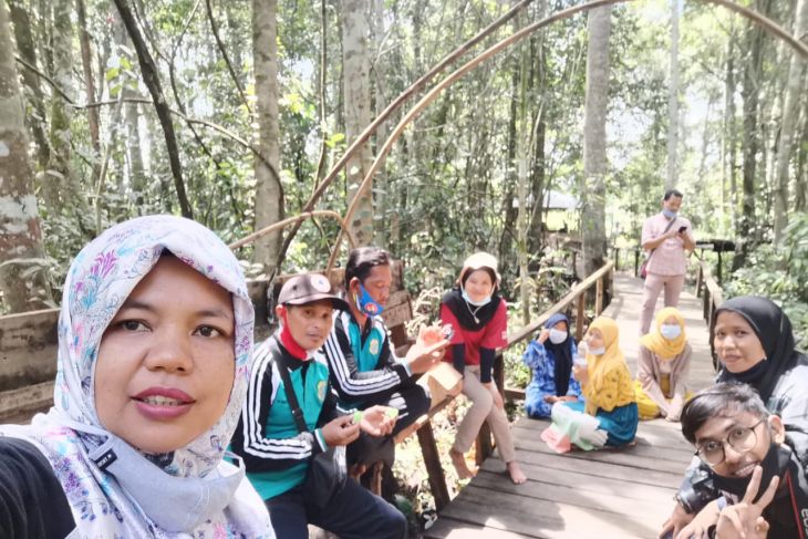 Menjaga karbon lewat pengelolaan hutan gambut Sungai Buluh