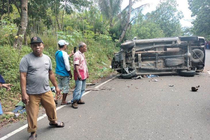 Polisi tetapkan satu tersangka laka lantas di Liang tewaskan tiga warga lalai mengemudi