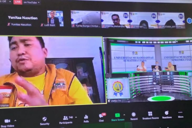 Bupati Labura paparkan Bung Desa di FISIP UMSU Bicara