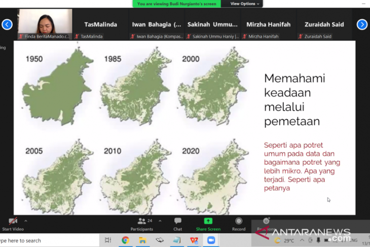 Jurnalis Belajar Baca Dan Analisis Kondisi Hutan Dari Citra Satelit ...