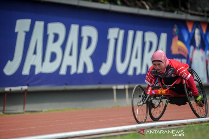 Persiapan atlet Peparnas Jawa Barat 