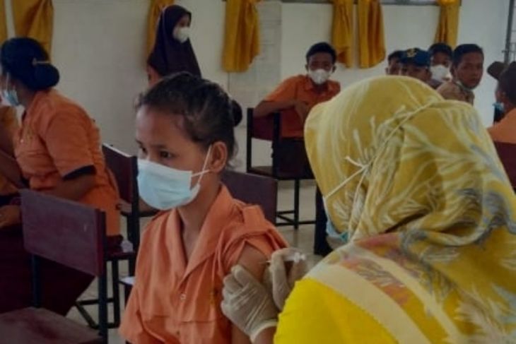 Kemenkumham Sumut dorong percepatan vaksinasi COVID-19 di Labuhanbatu