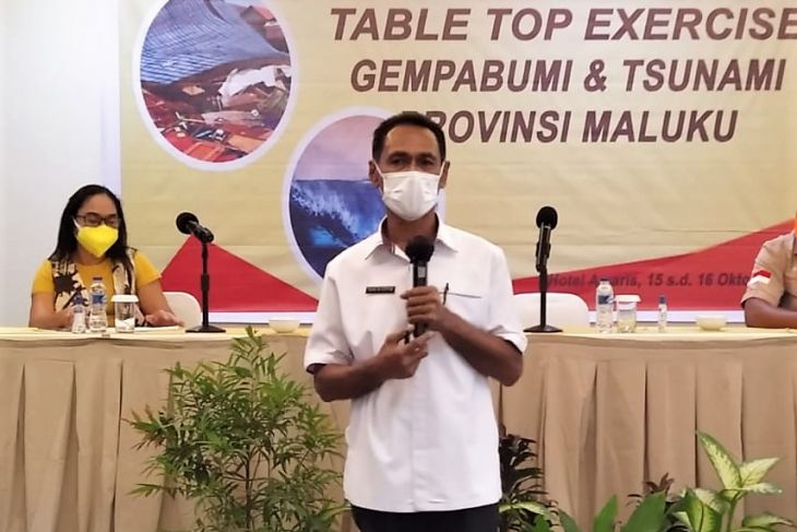 Gladi ruang pedoman ketangguhan Maluku hadapi gempa dan tsunami begini penjelasannya