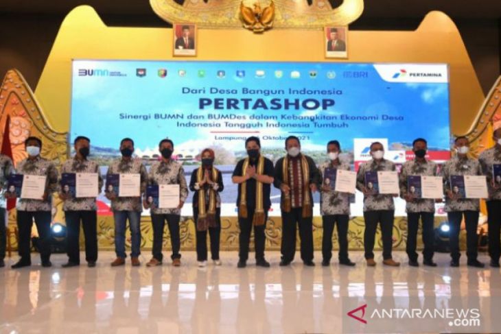 Dorong pertumbuhan Pertashop, Menteri BUMN apresiasi UMKM dan BUMDes