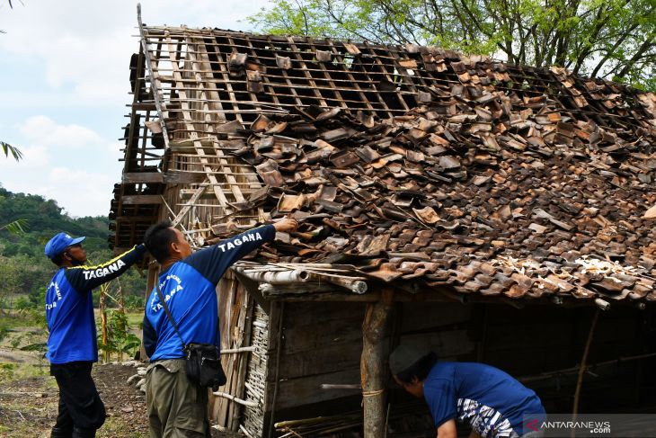 Dampak Puting Beliung di Madiun