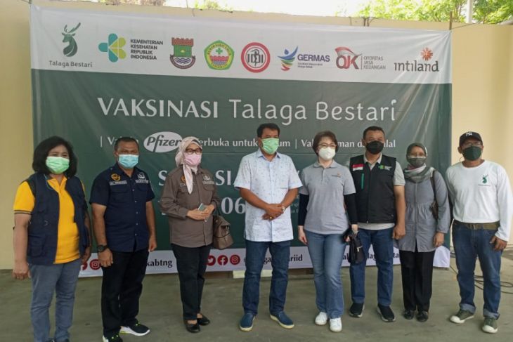Intiland dukung Pemkab Tangerang percepatan vaksinasi di Talaga Bestari