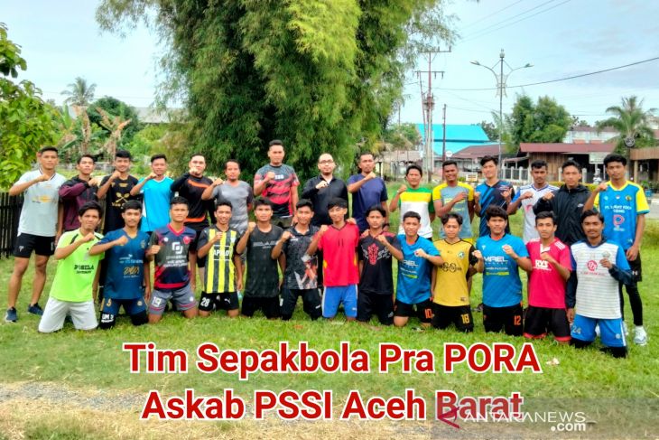 TC Pemain Pra PORA Cabor Sepakbola Aceh Barat tanpa bantuan KONI