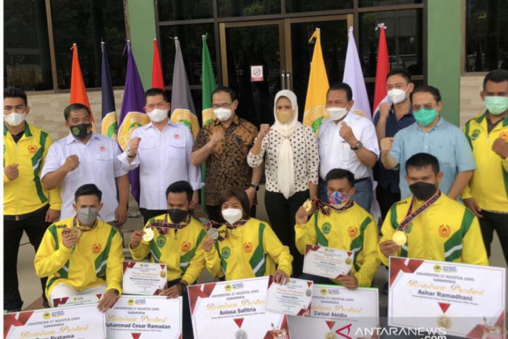 Untag Samarinda berikan beasiswa gratis peraih medali PON Papua
