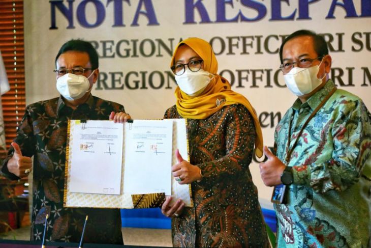 BRI Regional Office Surabaya gandeng BPN Kanwil Jatim dorong pemulihan ekonomi