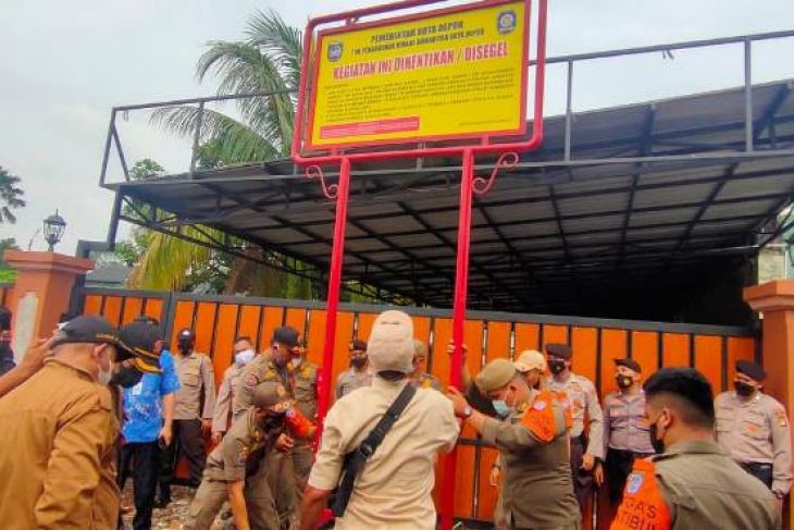 Sekretariat Ahmadiyah di Depok kembali disegel Satpol PP