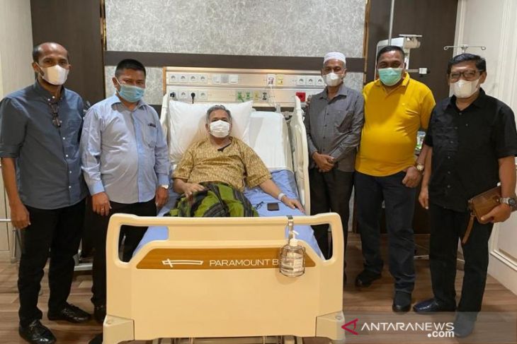 Bupati Nagan Raya bezuk Gubernur Aceh di Jakarta, begini kondisinya