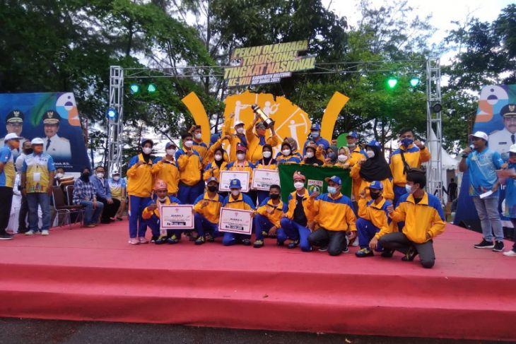 Banten juara umum Pekan Olahraga Tradisional Nasional 2021