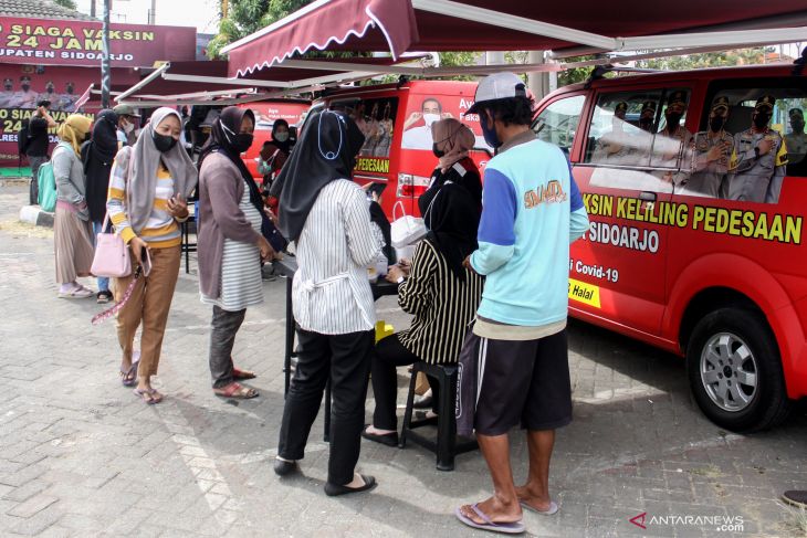 Posko Siaga Vaksin 24 Jam di Sidoarjo