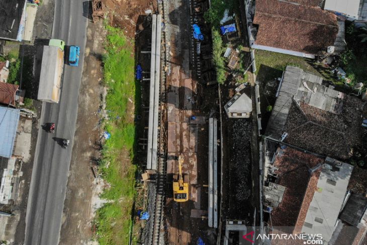 Proyek rel ganda Sukabumi Bogor 