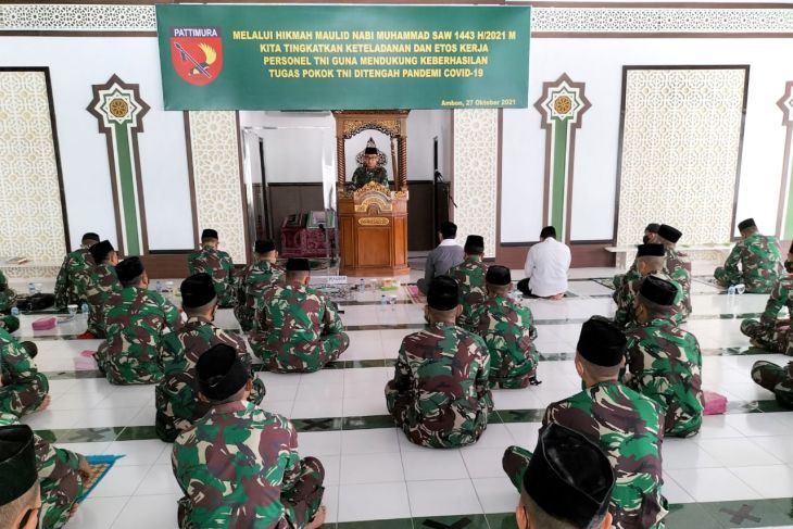 Pangdam Pattimura Contohi keteladanan Nabi Muhammad SAW ajakan inspiratif