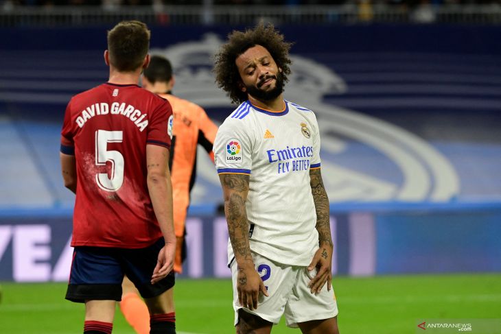 Real Madrid bermain imbang Osasuna di Santiago Bernabeu