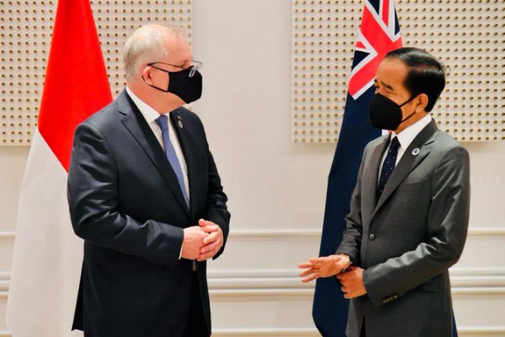 Presiden adakan pertemuan bilateral dengan PM Australia di Roma