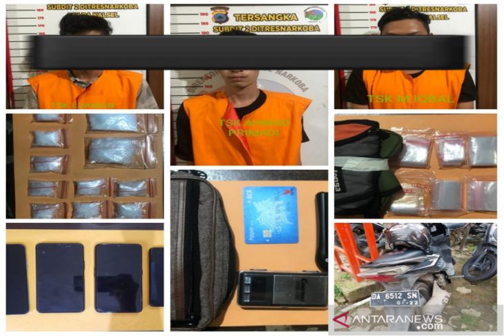 Polisi Kalsel ringkus tiga pemuda transaksi sabu-sabu di hotel