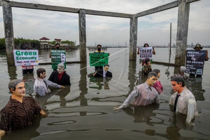 Aksi mengkritisi perubahan iklim