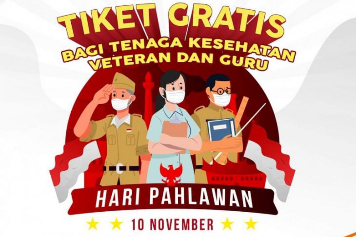 KAI Madiun gratiskan tiket KA bagi guru, nakes, dan veteran