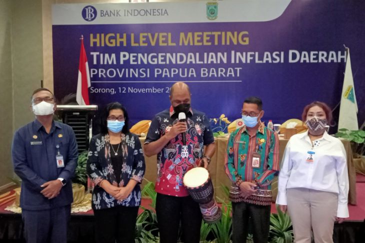 BI dan Pemprov Papua Barat gelar rapat pengendalian inflasi