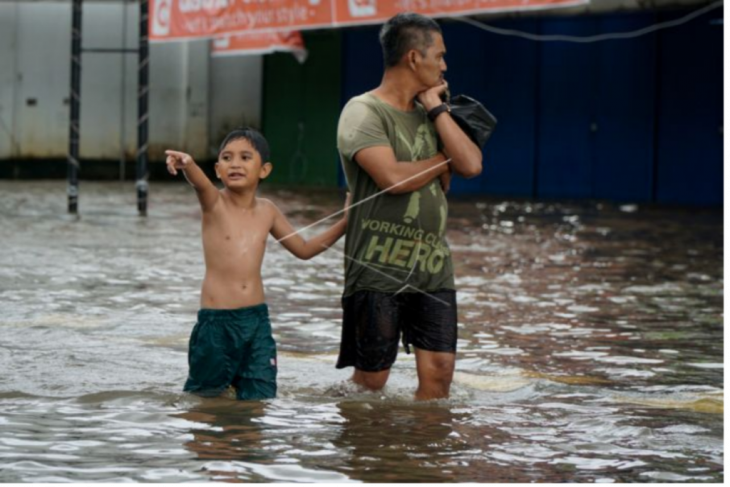 Banjir di Sintang belum surut