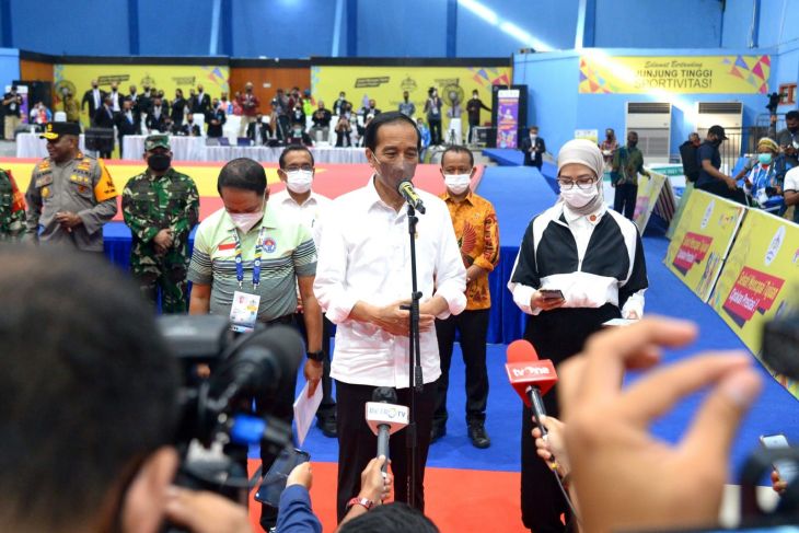 Jokowi apresiasi pelaksanaan Peparnas XVI Papua 2021