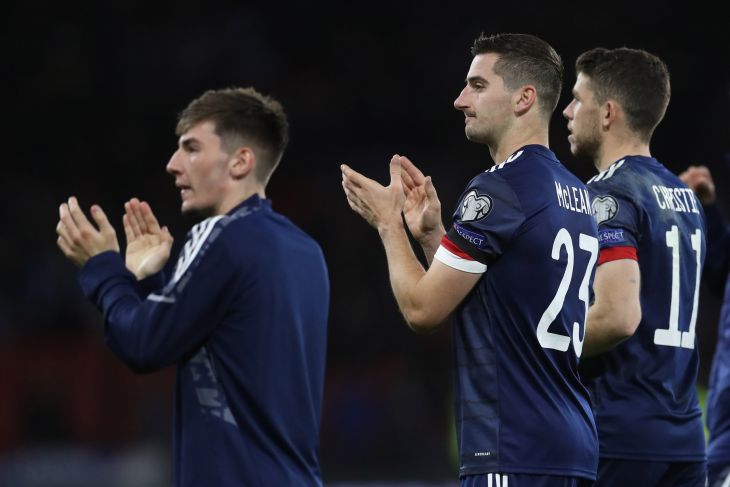 Skotlandia rebut tiket playoff usai taklukkan Denmark 2-0