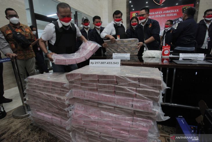 Bareskrim Polri sita Rp217 miliar dari tindak pidana pinjol ilegal