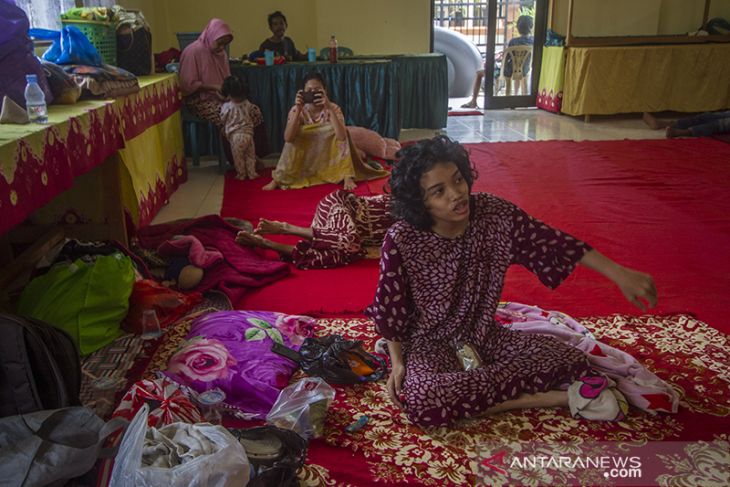 Posko Pengungsian Korban Banjir di HST