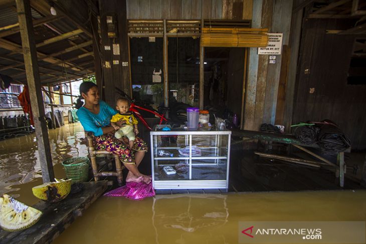 5500 Jiwa Terdampak Banjir di Kabupaten Hulu Sungai Tengah