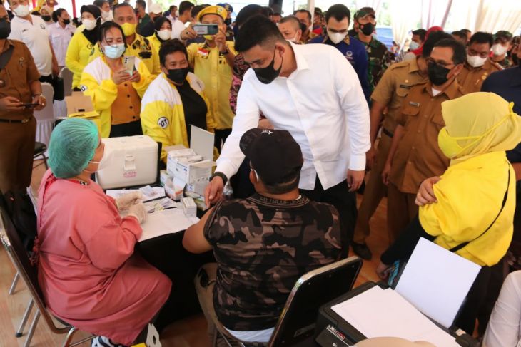 Wali Kota Medan: Peran parpol cukup besar sukseskan program vaksinasi