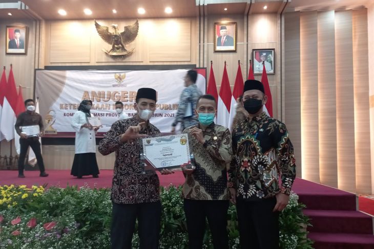 Pemkab Serang Raih Penghargaan Keterbukaan Informasi Kategori Informatif