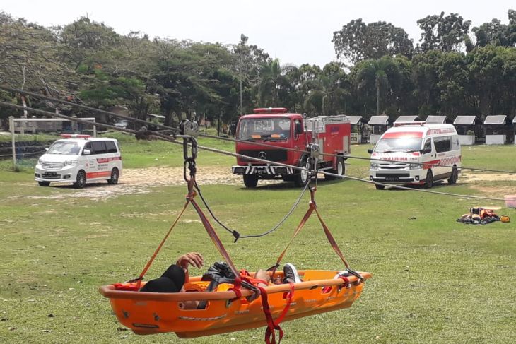 Siaga bencana, PT Timah Tbk bersama stakeholder gelar simulasi tanggap bencana