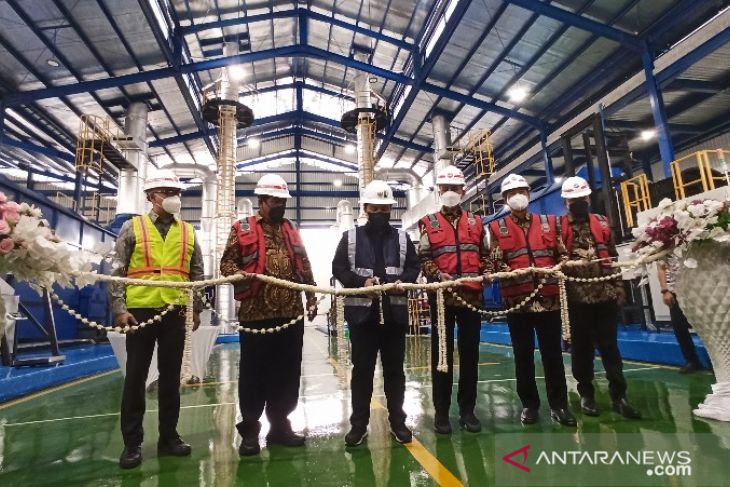 Menteri BUMN resmikan fasilitas pengolahan limbah di Kawasan Industri Medan
