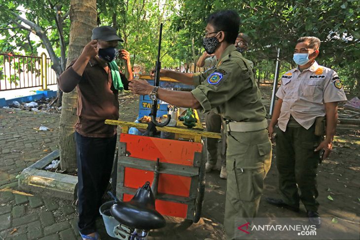 Sosialisasi protokol kesehatan bagi pedagang 