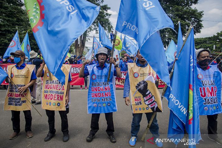 Unjuk rasa buruh Jawa Barat 