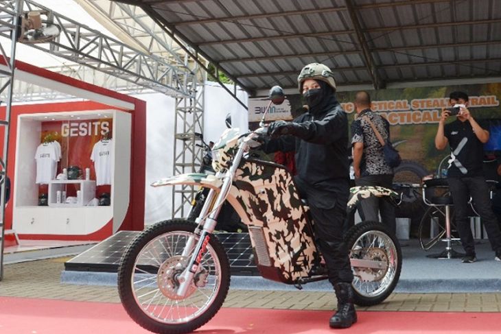 Motor trail listrik buatan LEN bisa