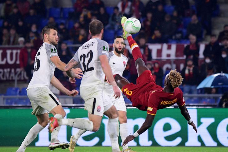 Liga Conferece Europa:  AS Roma menang mudah 4-0 atas tim Ukraina, Zorya Luhansk