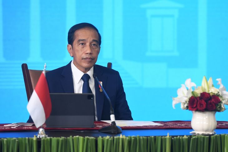 Presiden Jokowi mendorong pencapaian target vaksinasi WHO pada KTT ASEM