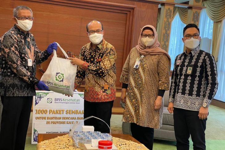 BPJS Kesehatan provides aid to West Kalimantan flood victims