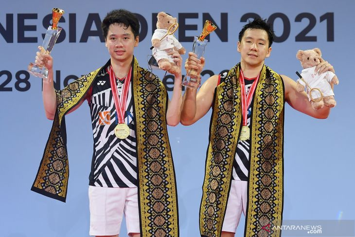 Indonesia Open: Indonesia raih gelar ganda putra lewat Minions