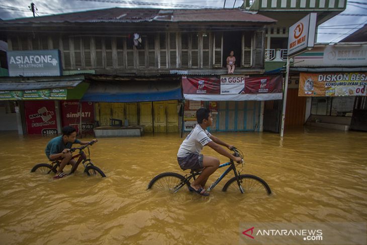 Banjir Kembali Rendam Kabupaten Hulu Sungai Tengah