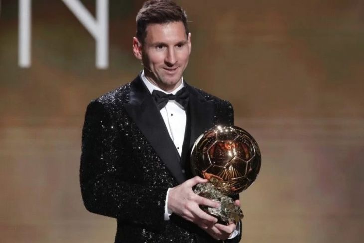 Messi menangi penghargaan Ballon d'Or untuk ketujuh kalinya