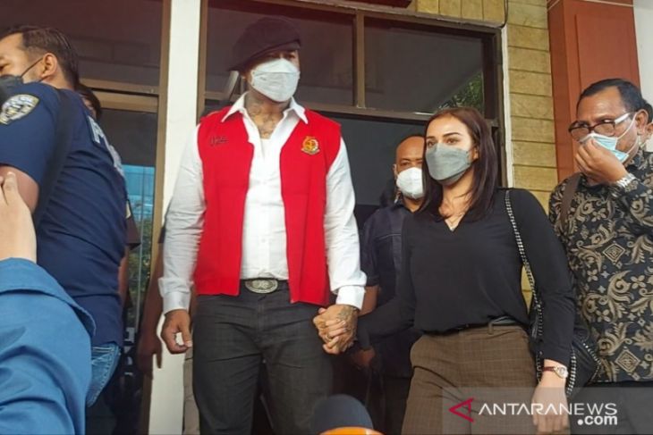 Jerinx resmi ditahan di Rutan Polda Metro Jaya