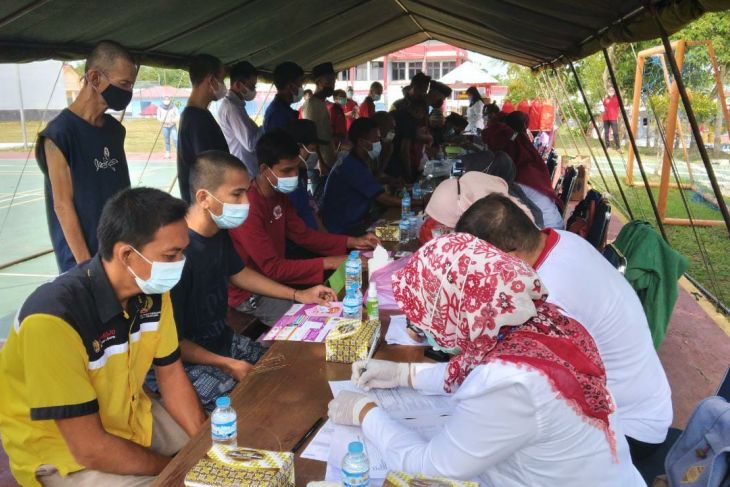 Antisipasi HIV dan TBC 1.153 napi Rutan Tangerang ikut pemeriksaan kesehatan