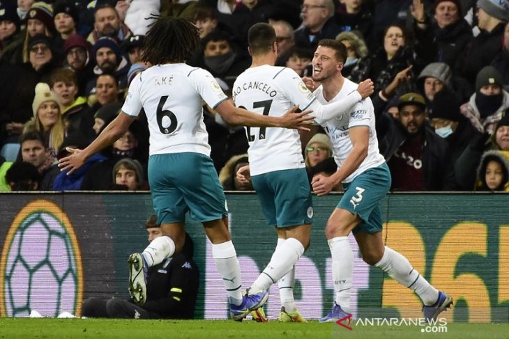Aston Villa yang dilatih Steven Gerrard kalah dari Manchester City