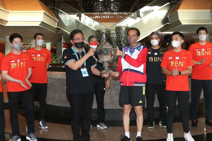 Presiden kunjungi arena IBF 2021 di Bali
