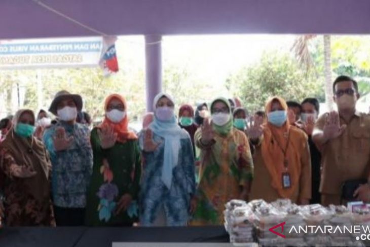 PKK Bangka Belitung salurkan bantuan makanan tambahan untuk ibu hamil dan balita
