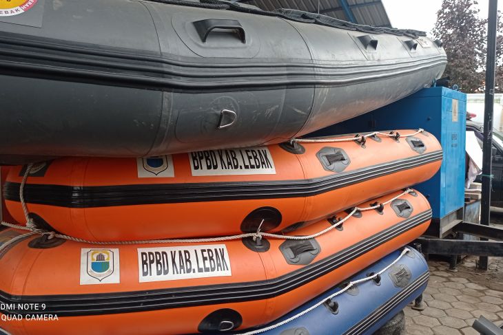 Lebak BPBD readies four rubber boats to anticipate flooding
